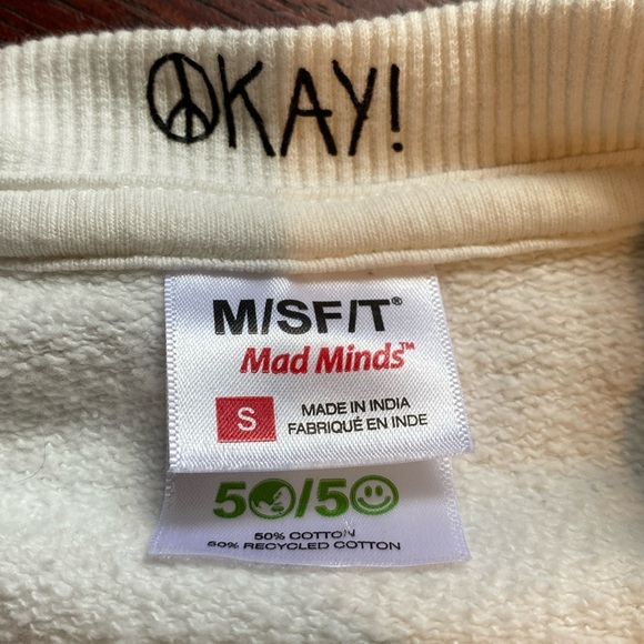 Misfit Mad Minds 2002 Big Sea Energy Sweatshirt: Size Small - Picture 8 of 10